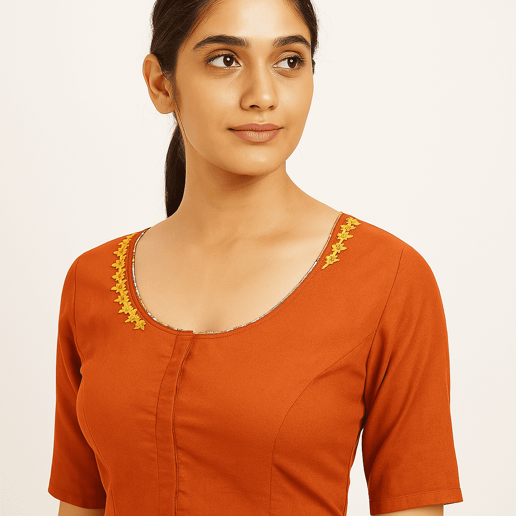 Blouse Hand Embroidery pure cotton