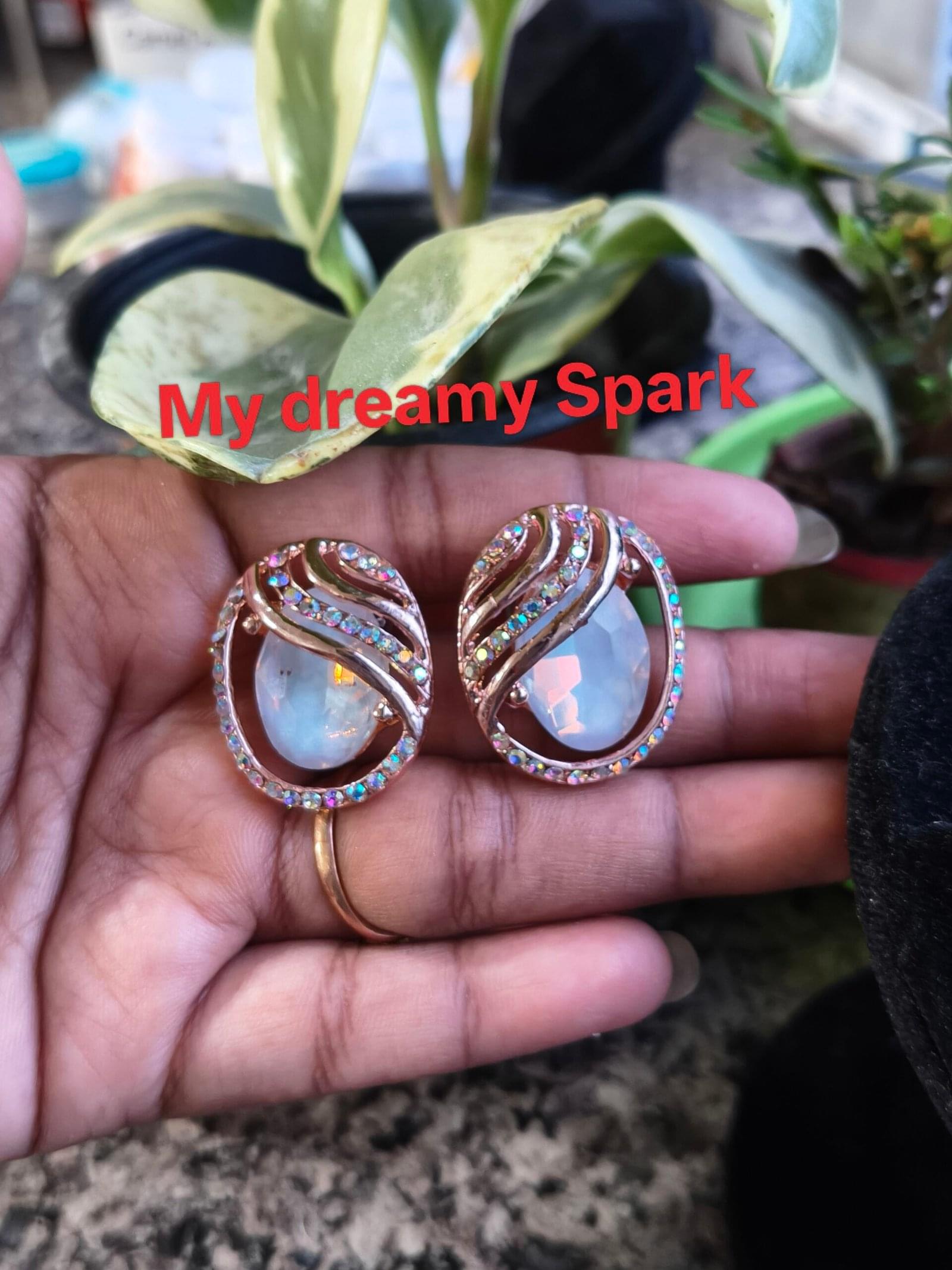 Very Beautiful Stone earring set usable for women and girls