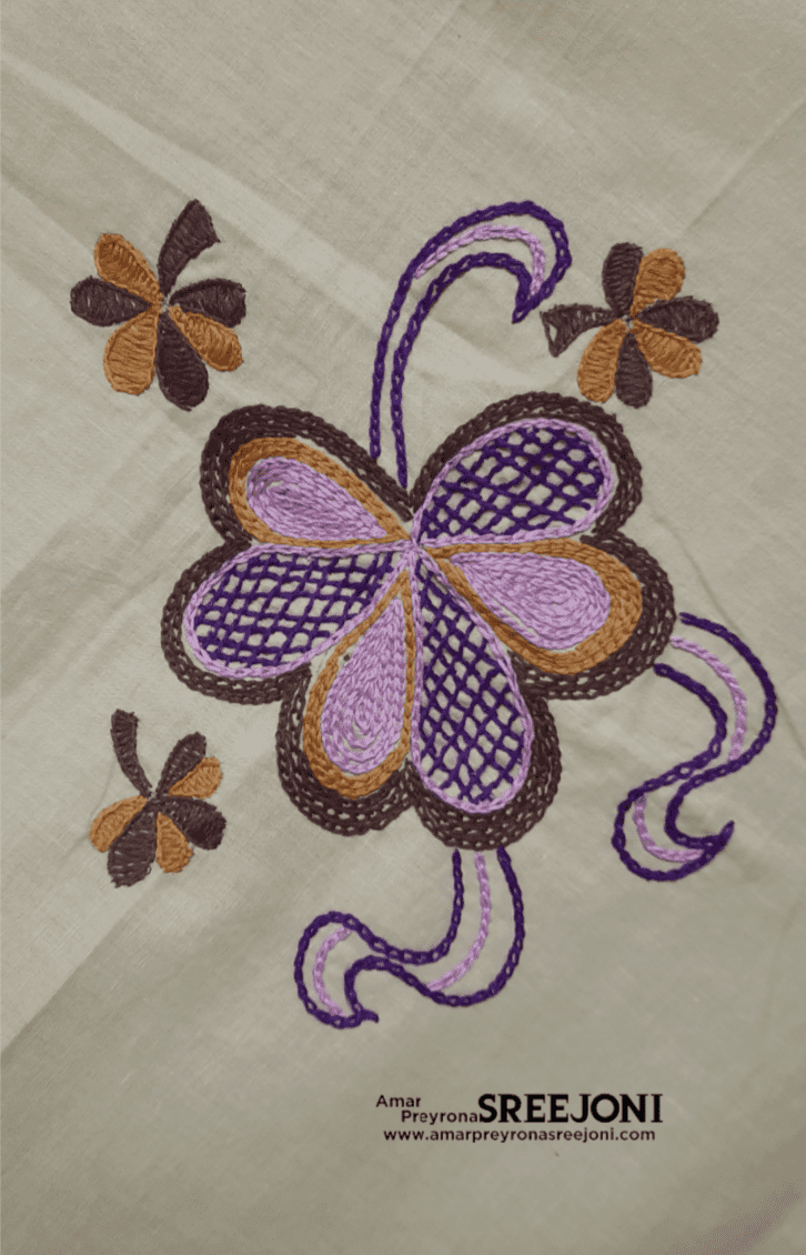 Hand Embroided Pure Cotton Long Dupatta Usable For Women And Girls
